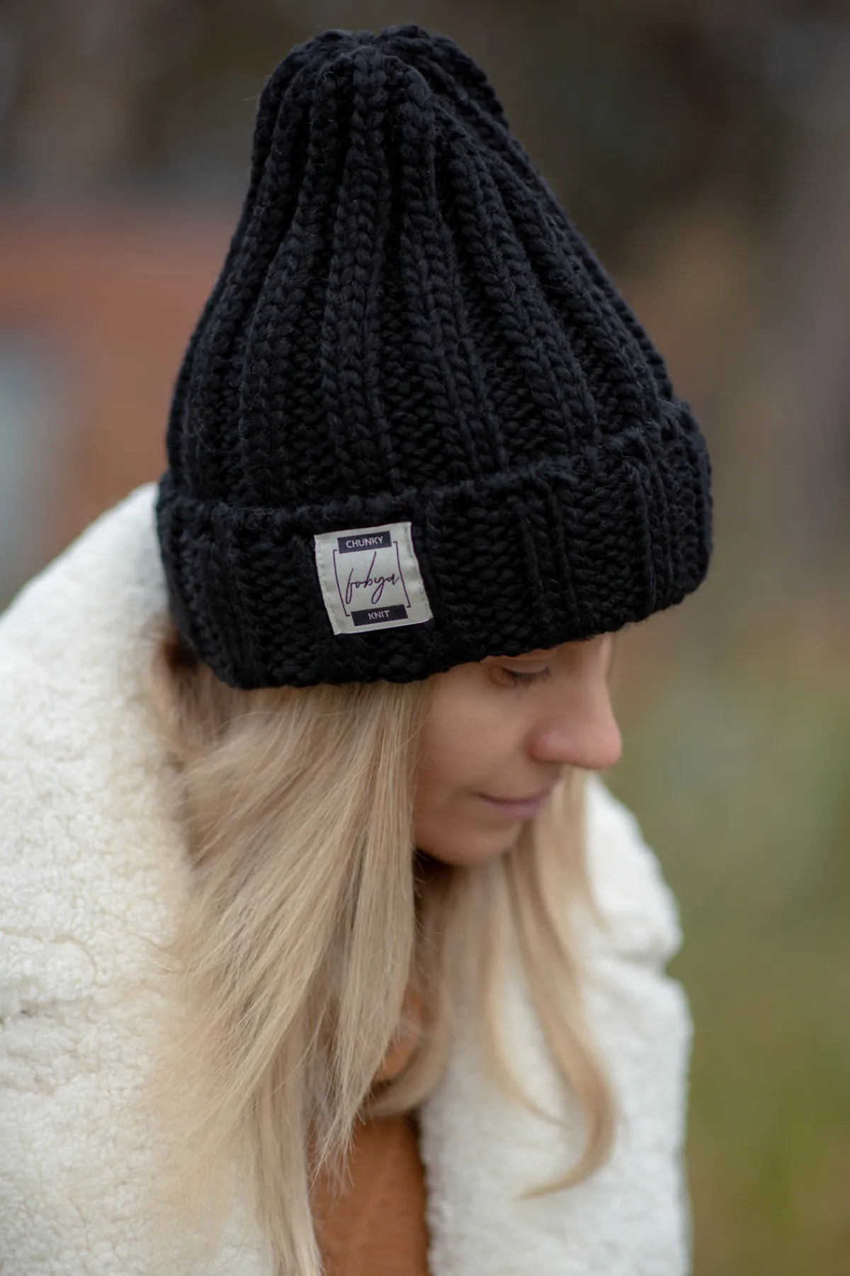 Czapki>Fobya Czapka chunky knit F1527