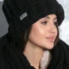 Czapki>Fobya Czapka o grubym splocie chunky knit F1548