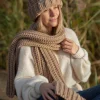 Szale | Czapka I Szalik>Fobya Długi szal o grubym splocie chunky knit F1561